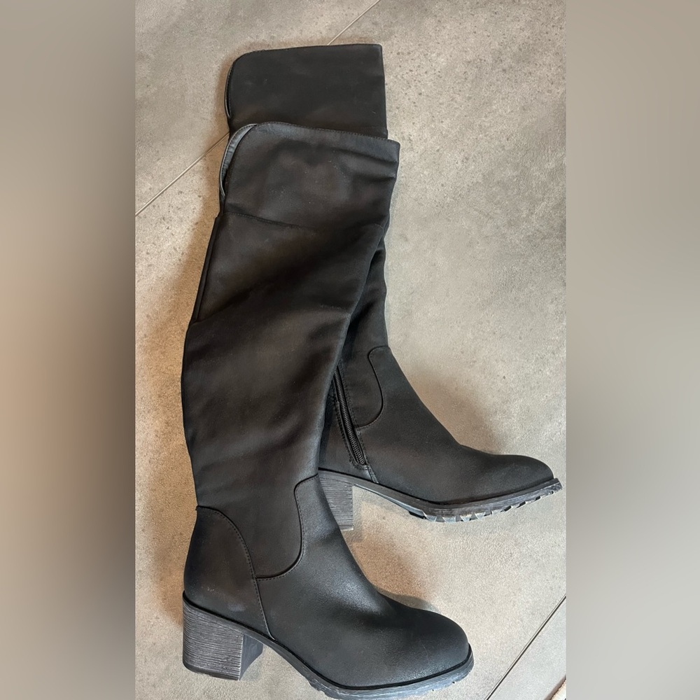 Nwot Black Over the Knee Boots… - Picture 5 of 10